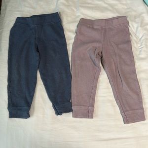 - 2 pairs of little planet organic by carters toddler pants size 3T lightl…